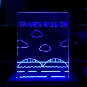Custom Etched LED Art