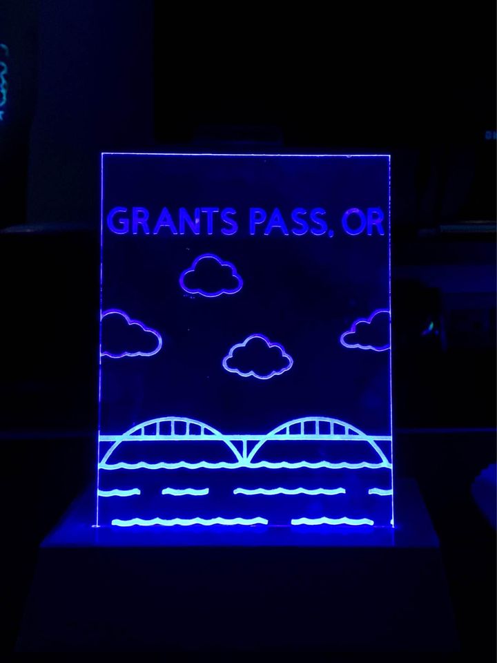 Custom Etched LED Art